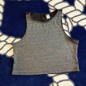 H&M Divided Crop Top Size Large